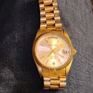 Sergio Valente Gold Classic Presidential Watch